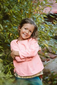 strahlendes Mädchen